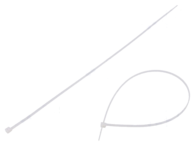Kabelbinder; L: 330mm; W: 2,8mm; polyamide; 110N; natuurlijk Kabelbinder; L: 330mm; W: 2,8mm; polyamide; 110N; natuurlijk